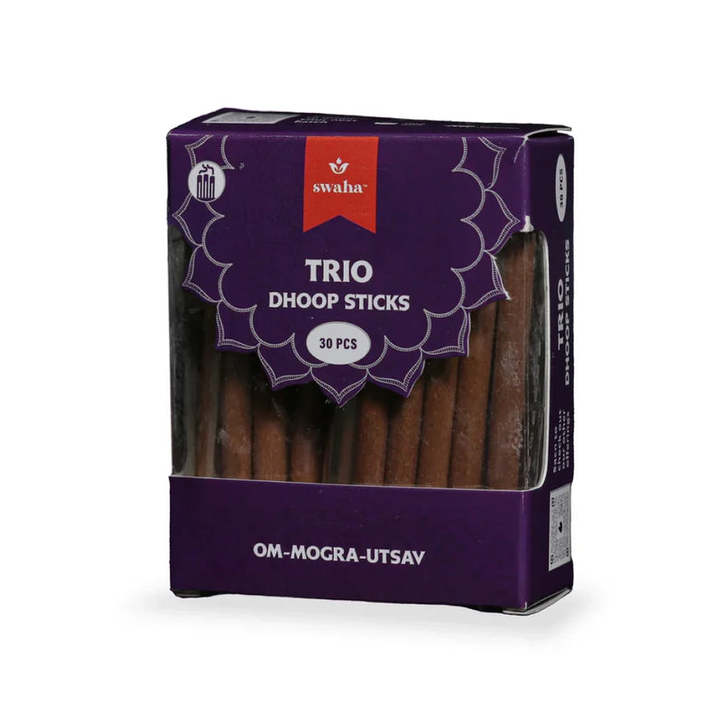 Trio Incense Stick Combo | 10*3 pcs | Swaha