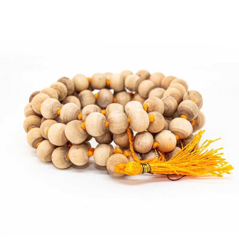 Tulsi Mala | Natural Lab Certified 108 + 1 Tulsi Beads | Swaha