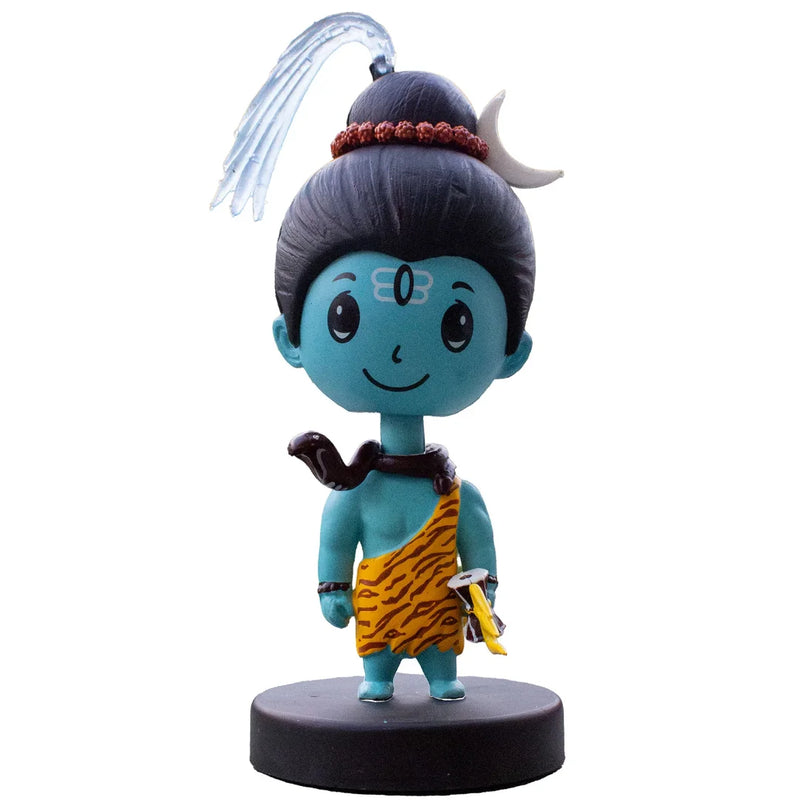Divine Cute Shiva Bobblehead  - Ideal for Car, Office and Home | Swaha
