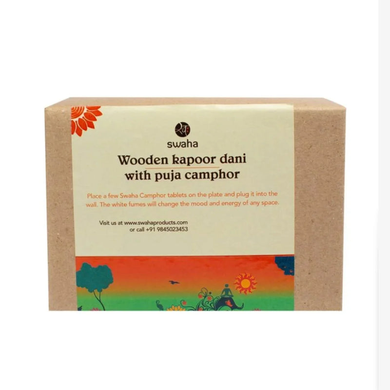 Electric Wooden Kapor Dani | Swaha