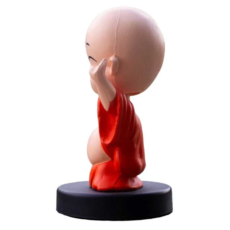 Divine Cute Laughing Buddha Bobblehead  - Ideal for Car, Office and Home | Swaha