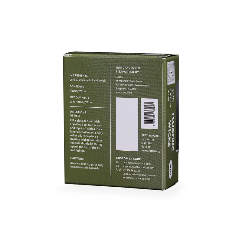 Round Floating Wicks (50 wicks) | Swaha