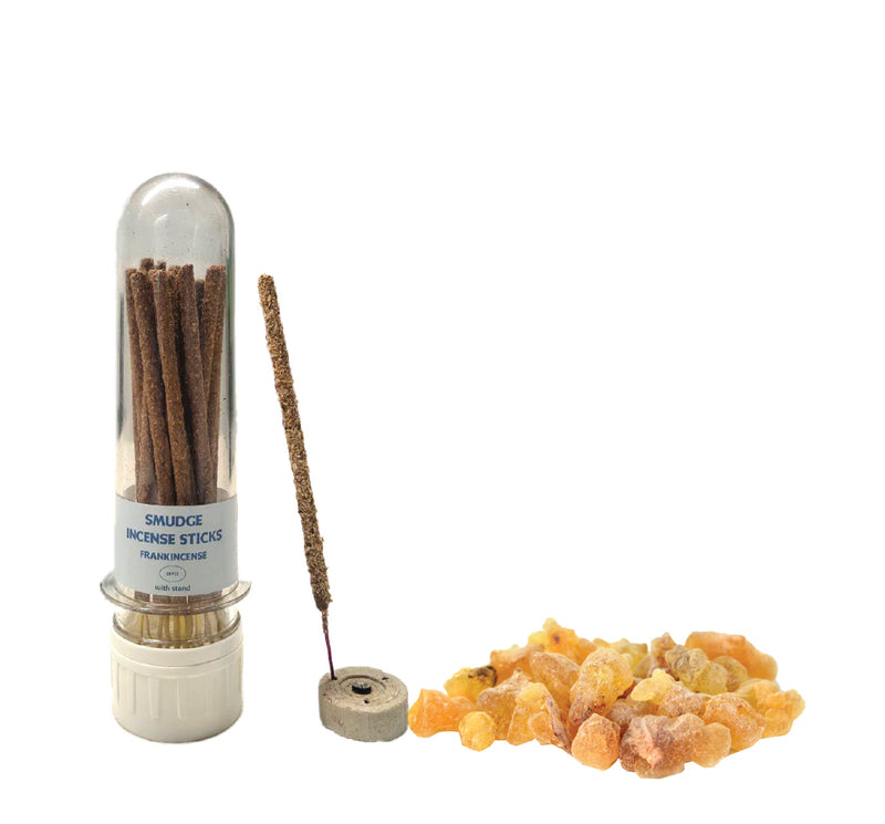 Frank Smudge Incense Sticks 20 Pcs with Stand | Swaha