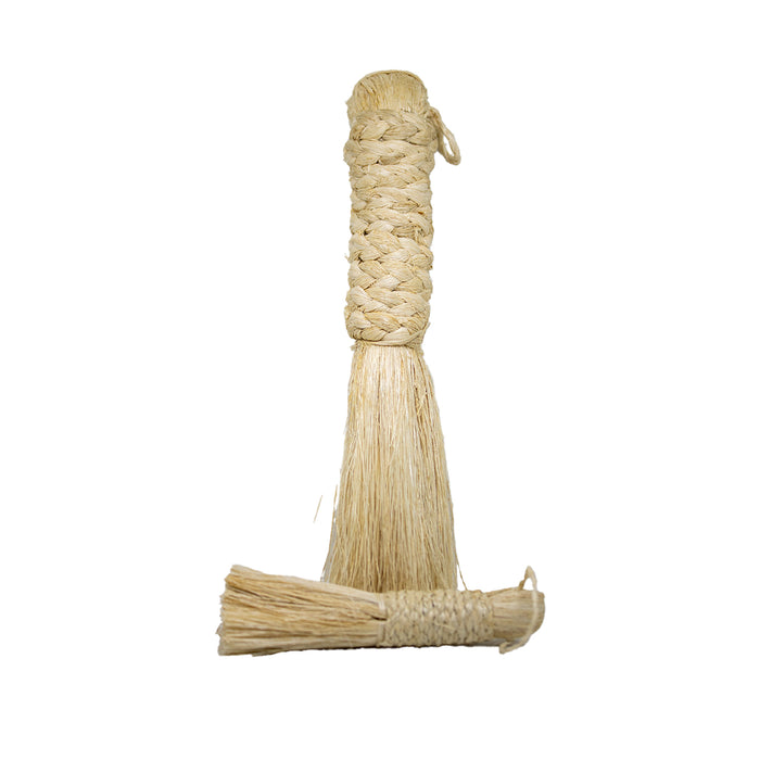 Swaha Pooja Broom Combo | 1 Big and 1 Small  broom for pooja room | Natural Product Made from Banana Fibres