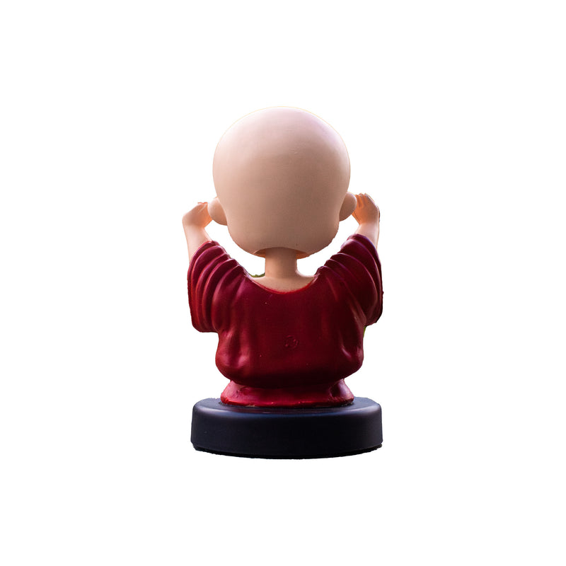 Divine Cute Laughing Buddha Bobblehead  - Ideal for Car, Office and Home | Swaha