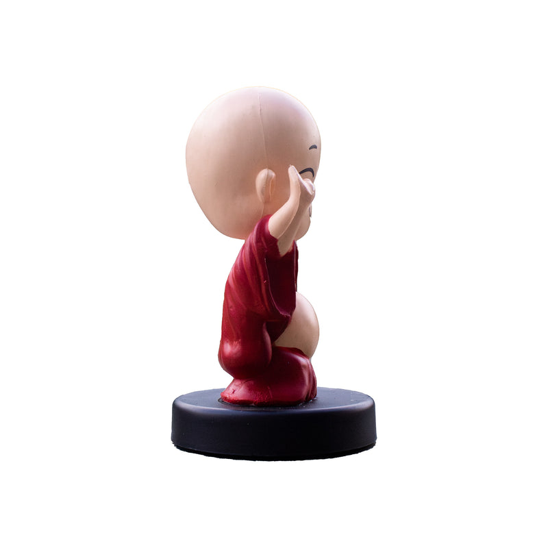 Divine Cute Laughing Buddha Bobblehead  - Ideal for Car, Office and Home | Swaha