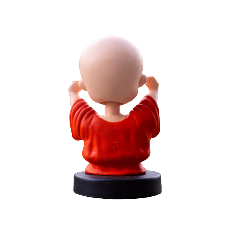 Divine Cute Laughing Buddha Bobblehead  - Ideal for Car, Office and Home | Swaha