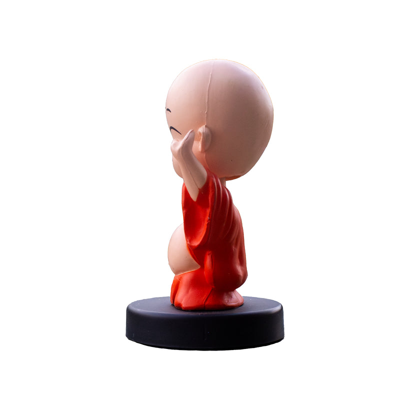 Divine Cute Laughing Buddha Bobblehead  - Ideal for Car, Office and Home | Swaha