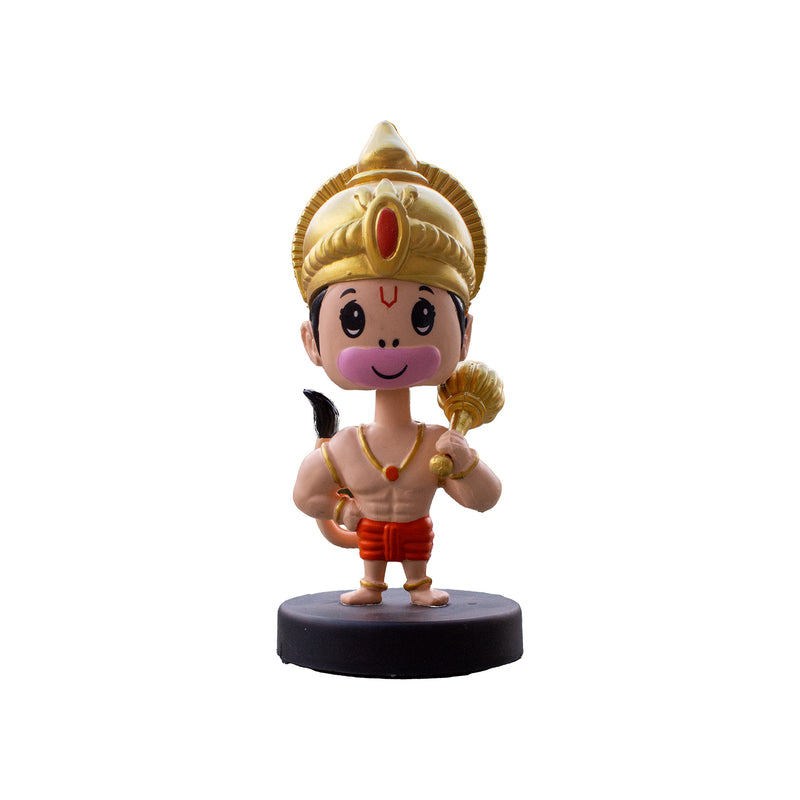 Divine Cute Hanuman Bobblehead  - Ideal for Car, Office and Home | Swaha