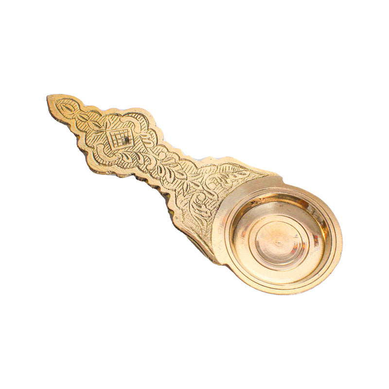 Brass Kapoor Holder | Karpuram Arati For Pooja | Camphor Burner | Swaha