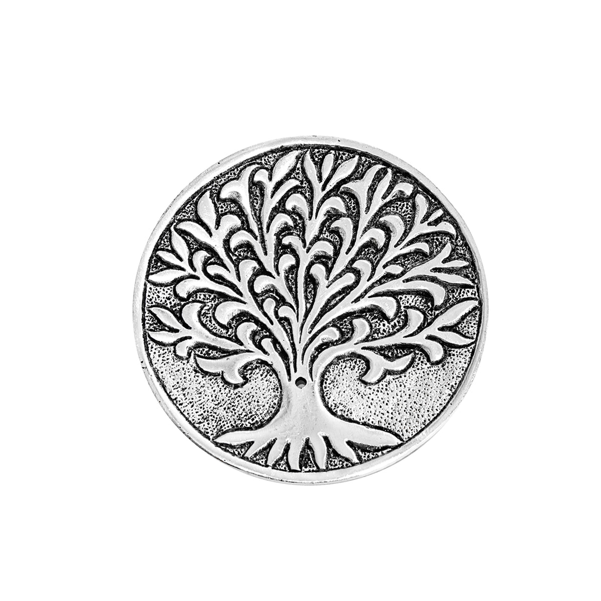 Swaha Incense Holder Round Tree Agarbatti Holder for Pooja Incense