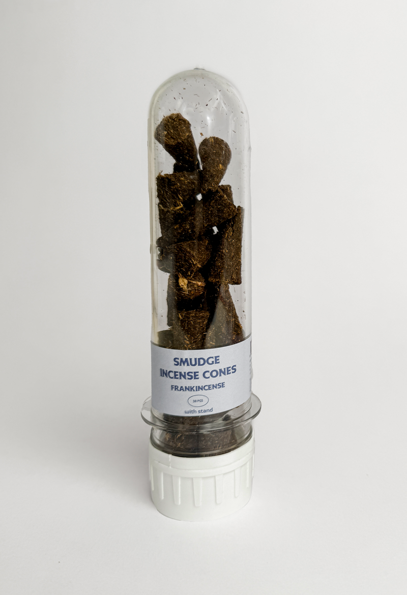 Frank Incense Smudge Cones 30 Pcs with stand | Swaha