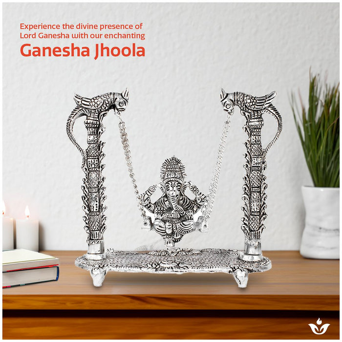Swaha Ganesha Jhoola | Ganapati Swing Murti For Gifting