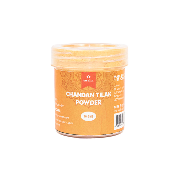 Swaha Chandan Tilak Powder | Natural Sandalwood Powder | Chemical Free