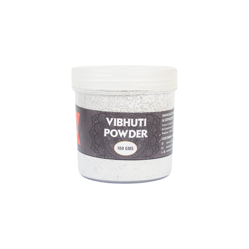 Vibhuti Powder (100gms) | Holy Ash | Natural Shiva Vibuthi Pure Powder | Swaha