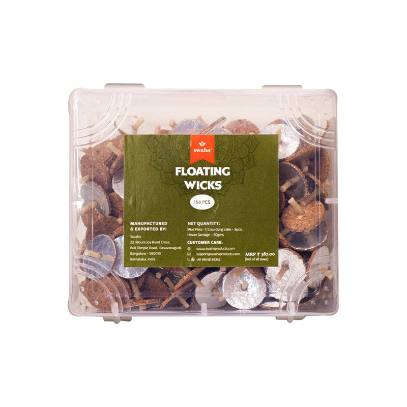 Round Floating Wicks | 150 wicks | Swaha