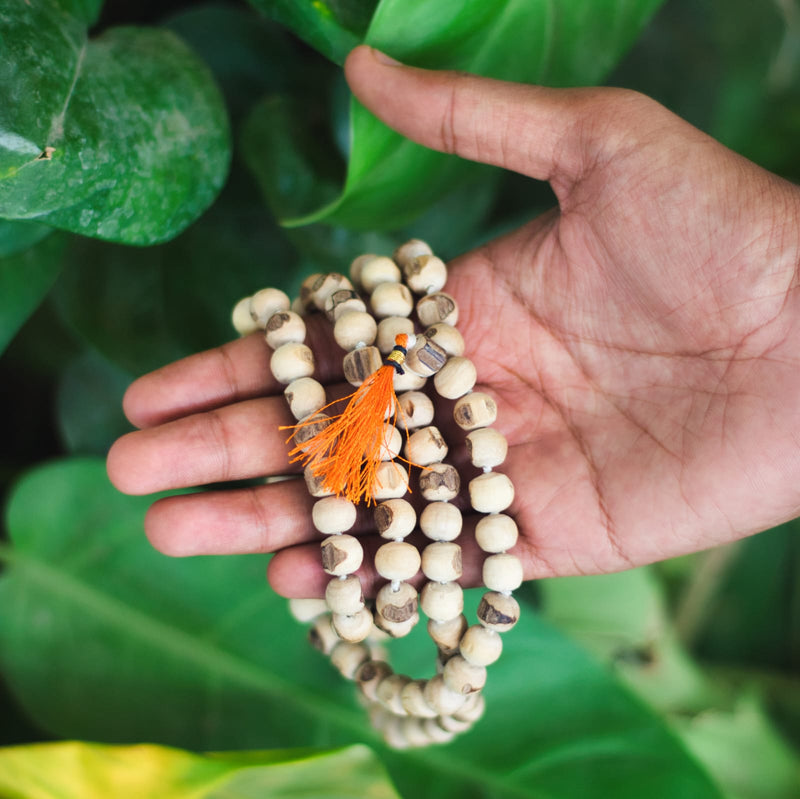 Tulsi Mala 108 + 1 beads 9-10mm | Swaha