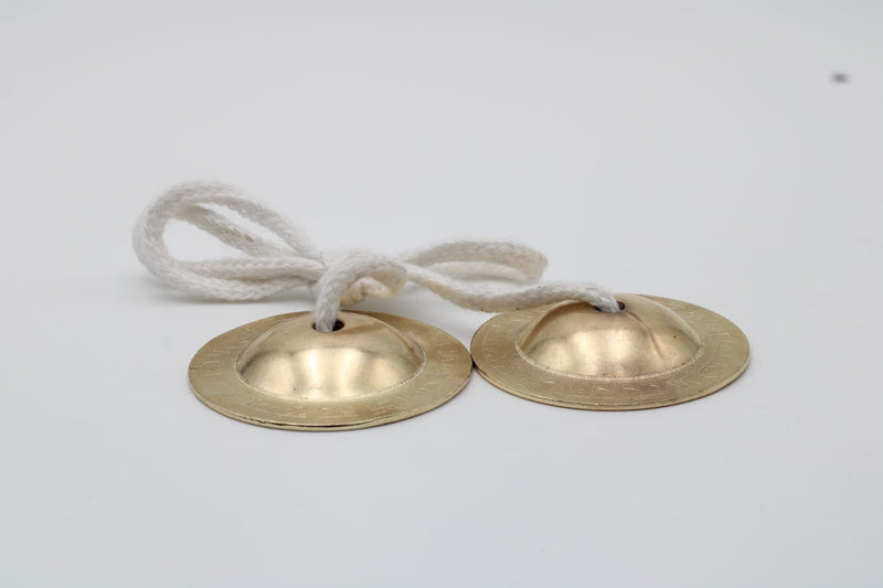 Handcrafted Manjira for Pooja Keerthan and Kartal Instrument Pair of Hand Cymbals | Swaha