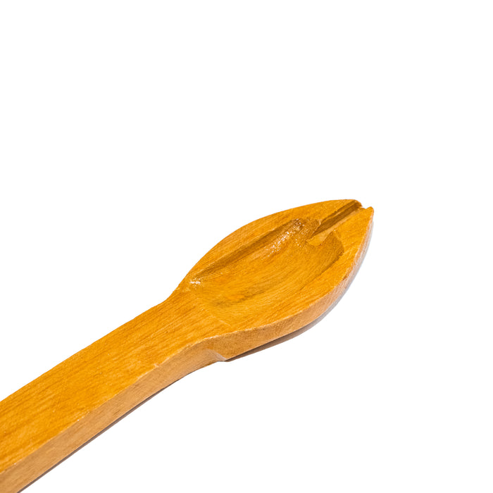 Swaha Wooden Havan Spoon | Light Brown Color Sruba & Sruchi Homam Spoons