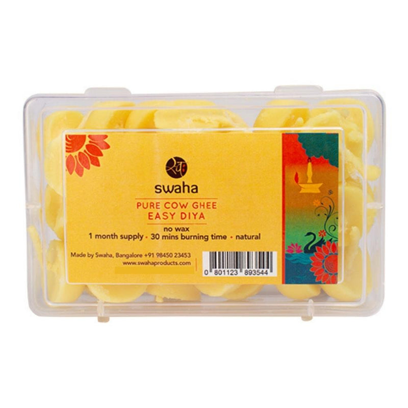 Swaha Cow Ghee Diya Wicks (30mins Burning Time - 60 Wicks) - Subscription