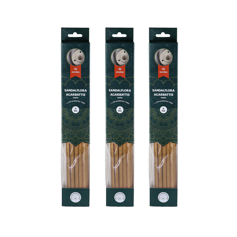 Sandalflora Agarbatti | 10 pcs | Swaha