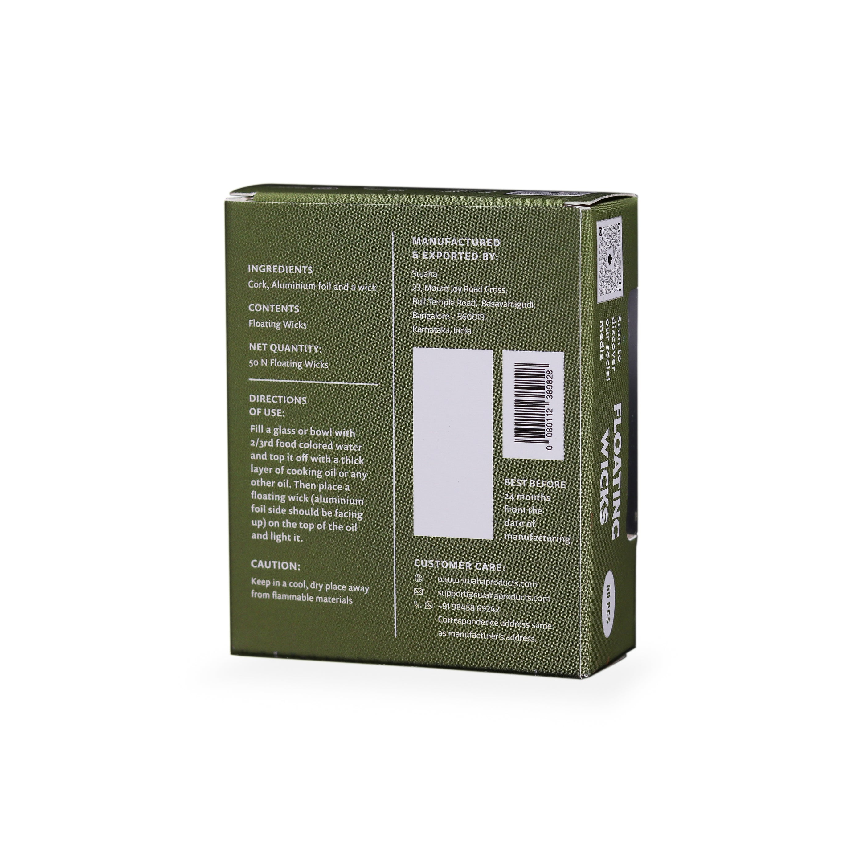 Swaha Floating Wicks Wicks for Decoration Meditation