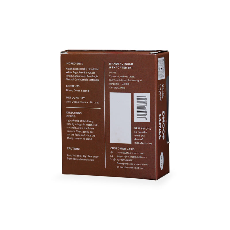 Swaha Dhoop Cones (90 cones) - Subscription