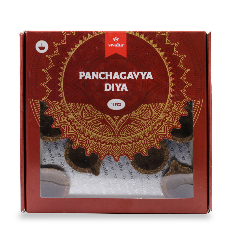 Panchagavya Diya without Ghee (11 pcs) | Swaha