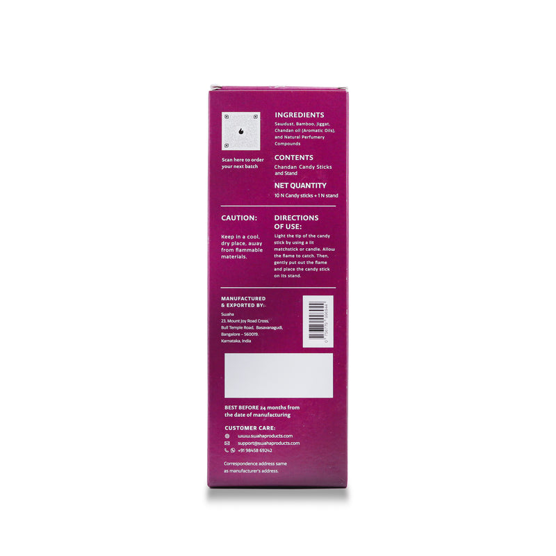 Swaha | Candy Chandan Stick |10 pcs