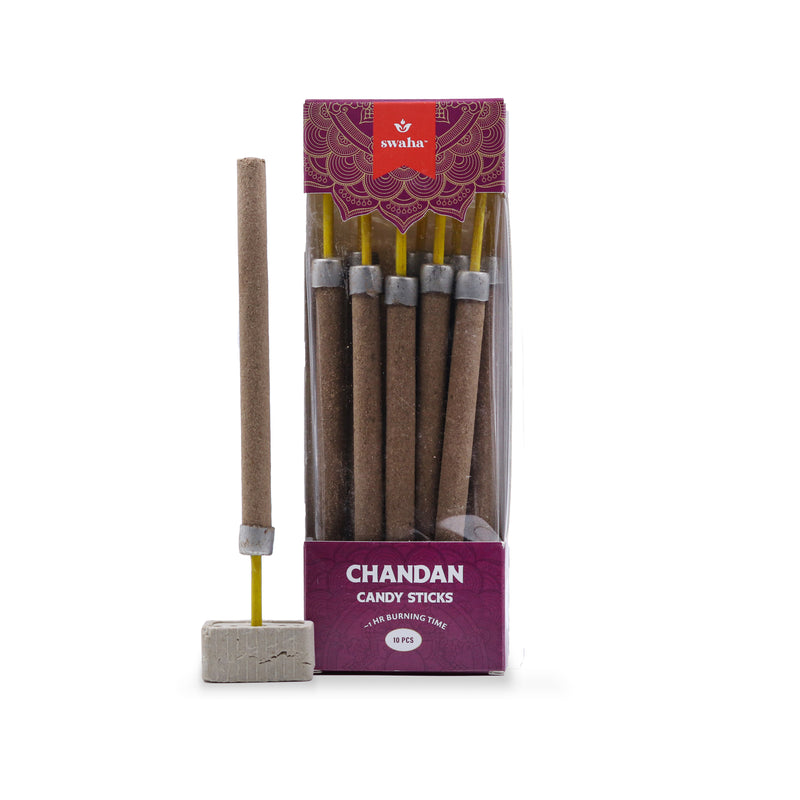 Swaha | Candy Chandan Stick |10 pcs