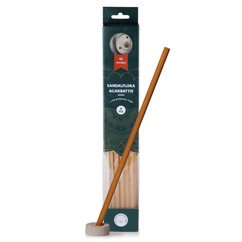 Sandalflora Agarbatti (10 pcs) | Swaha