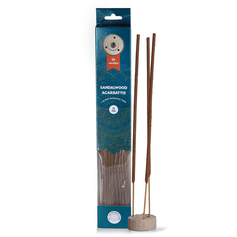 Sandalwood Agarbatti (35 pcs) | Swaha