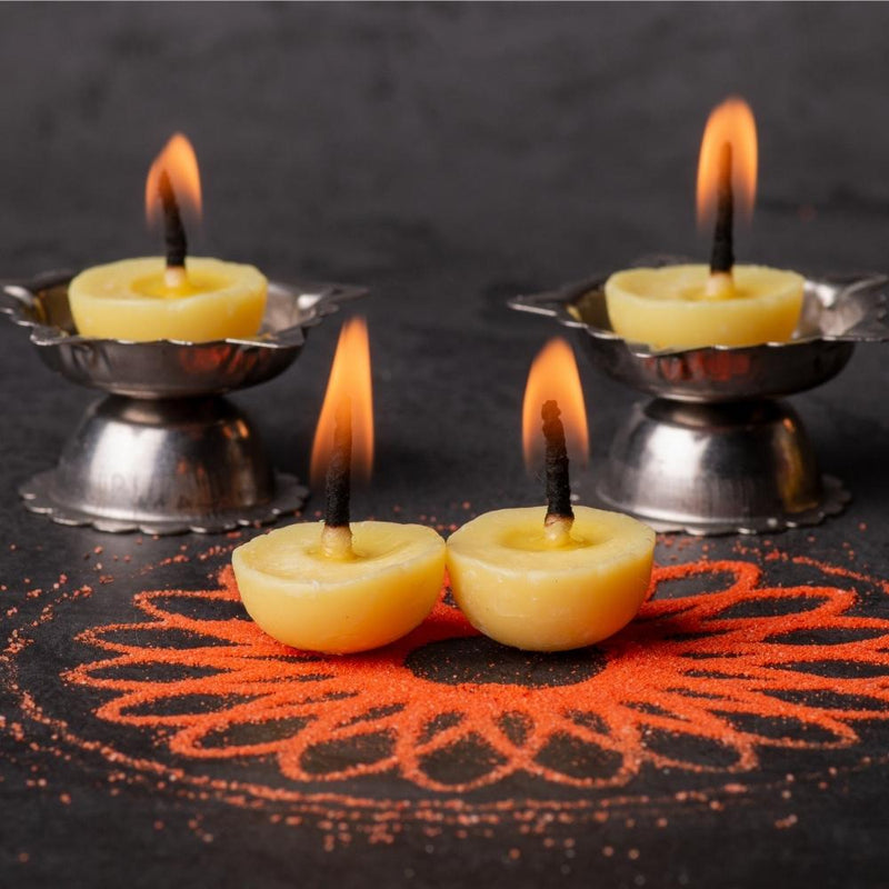 Swaha Cow Ghee Diya Wicks (30mins Burning Time - 60 Wicks) - Subscription
