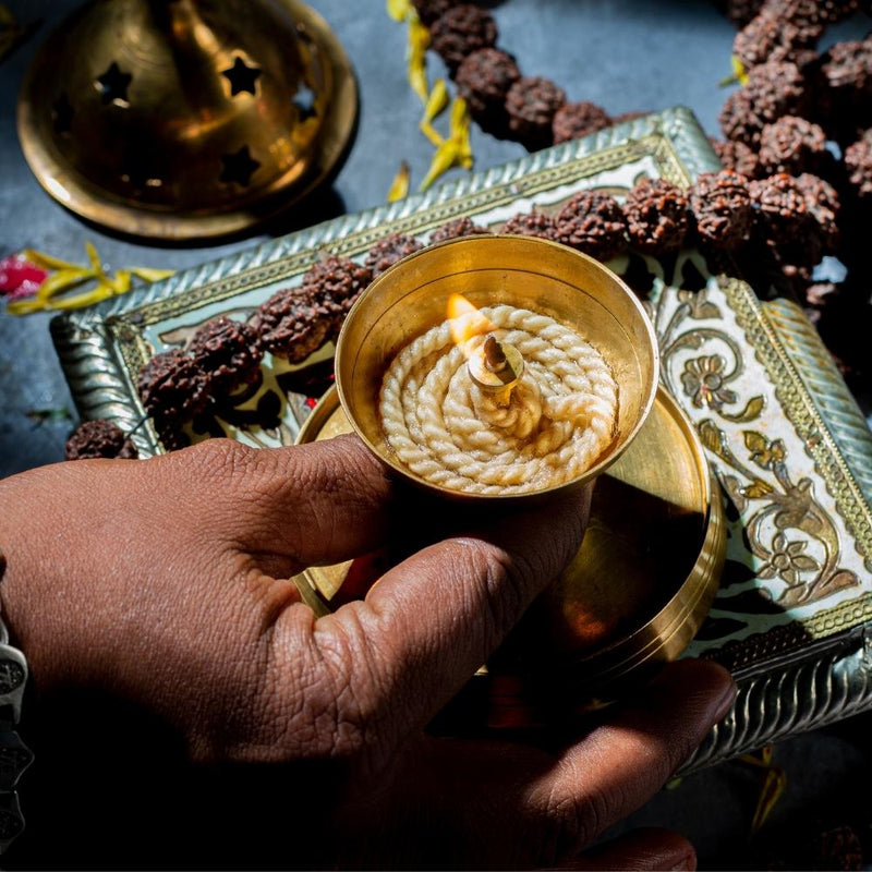 Swaha_AkhandJyot_White_3wicks