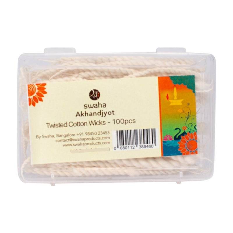 Udupi Lamp 10ml & Akhand Jyoth Short Wicks | Swaha